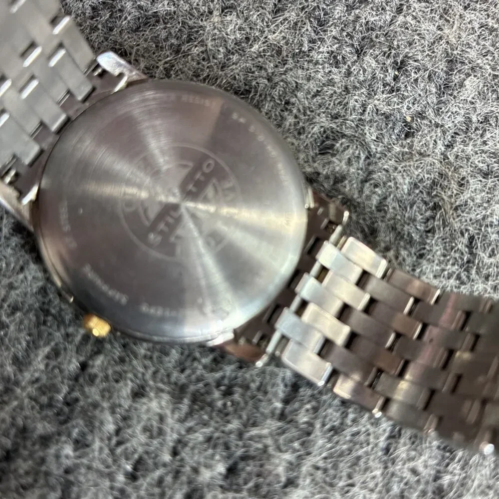 Citizen Eco Drive Men's Watch Stiletto G431-T001793 Two Tone 33mm Sapphire Cryst